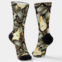 Motif de poires d'aquarelle et d'échelles d'or