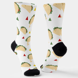 Chaussette Motif de tacos mignons pour mardi