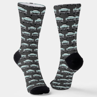Chaussette Motif de voiture Vintage