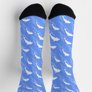 Chaussette Motif des dauphins de natation