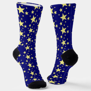 Chaussette Motif des étoiles jaunes
