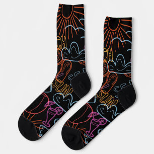Chaussette Motif d'été