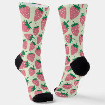 Motif d'été fraise rose