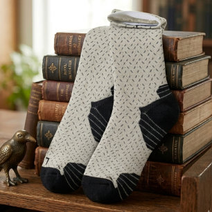 Chaussette Motif d'oiseau corbeau Dark Academia