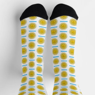 Chaussette Motif du drapeau argentin