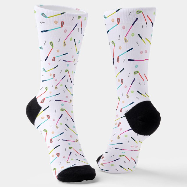 Chaussette Motif du Joueur de golf (Angulaire)