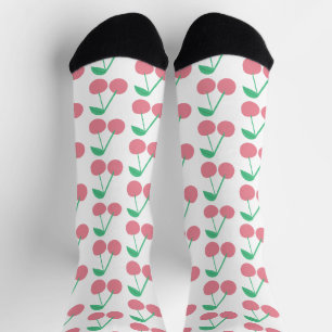 Chaussette Motif du marché des fruits de cerises