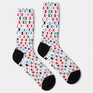 Chaussette Motif étoile multicolore vibrant