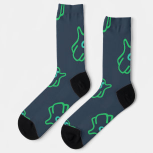 Chaussette Motif fantôme