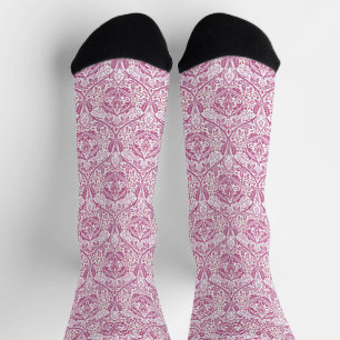 Chaussette Motif floral rose élégant