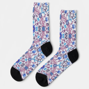Chaussette Motif floral vintage, William Morris