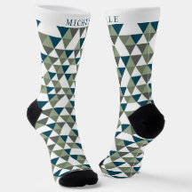 Motif géométrique bleu foncé