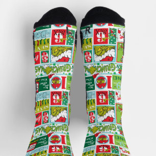 Chaussette Motif Grinchmas Joyeux Grinchmas