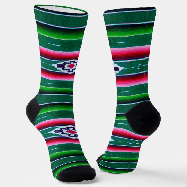 Chaussette Motif mexicain Sarape (Angulaire)