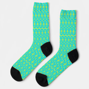 Chaussette motif moderne et coloré