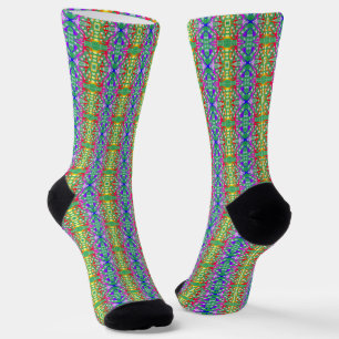 Chaussette Motif multicolore coloré