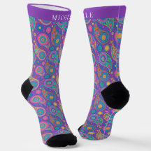 Motif personnalisé bleu rose pâle