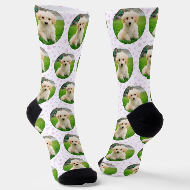 Chaussette Motif photo pour animaux de compagnie Modèle perso (Angulaire)