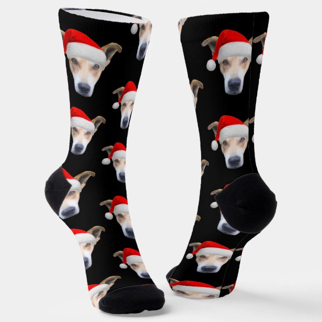 Chaussette Motif photo pour animaux de compagnie Noir Rouge N (Angulaire)