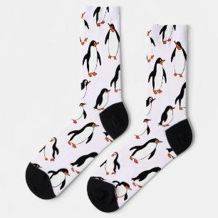 Chaussette Motif Pingouin