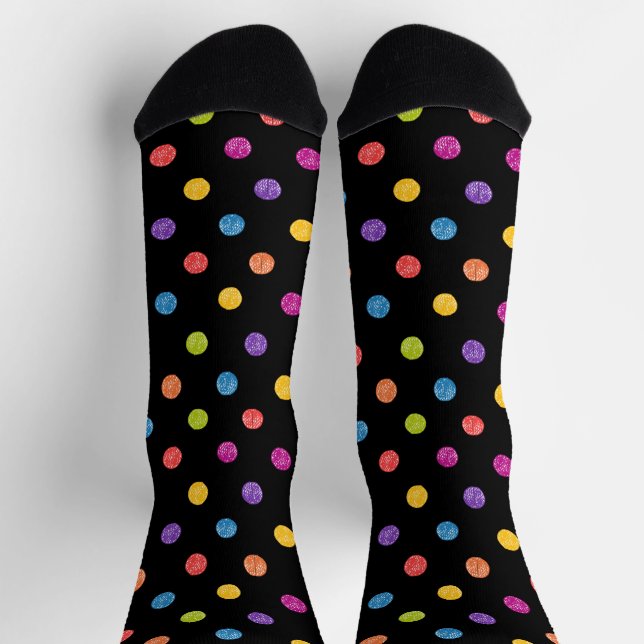 Chaussette Motif Polka Classic Clair (Haut)