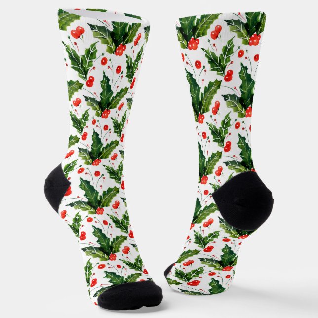 Chaussette Motif saint de Noël (Angulaire)