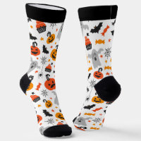 Motif sans couture de symboles d'Halloween 2