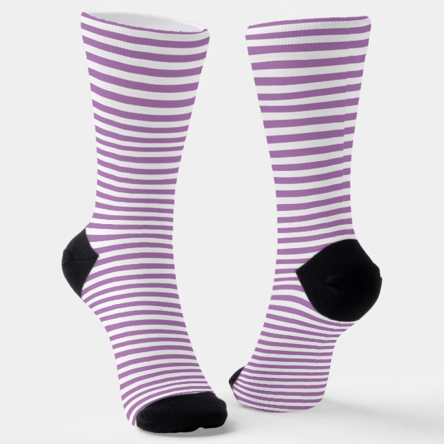 Chaussette Motif simple Pastel violet (Angulaire)