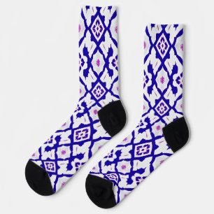 Chaussette Motif vibrant multicolore