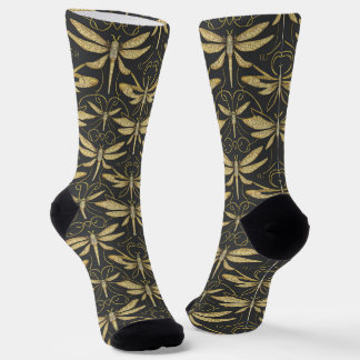 Chaussette Motif Vintage Libellule
