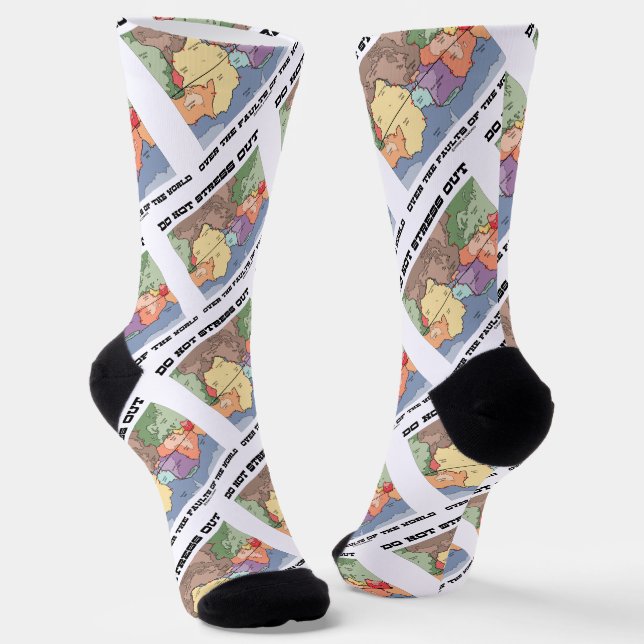 Chaussette Ne Pas Faire De Stress Sur Les Fautes Du Monde (Angulaire)