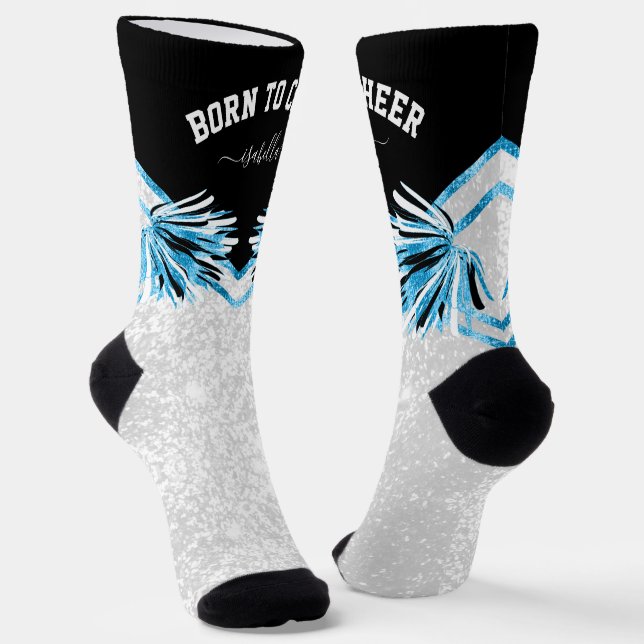 Chaussette Né pour encourager / Danser - Chaussettes Bébé Ble (Angulaire)