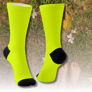 Chaussette Neon Chartreuse Bright