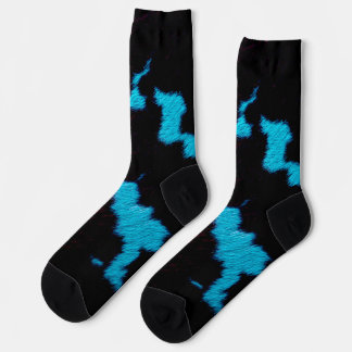 Chaussette Neon Noir Cow