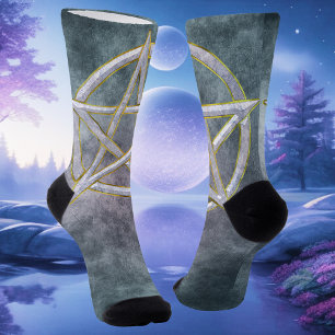 Chaussette Nexus cosmique : Pentagramme de marbre
