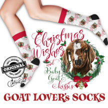 Noël Garçon bébé chèvre veut Chaussettes
