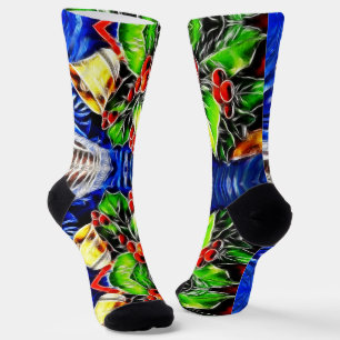 Chaussette Noël Holly et Berries