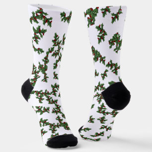 Chaussette Noël Holly et Berries