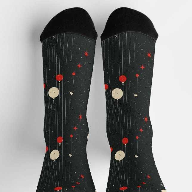 Chaussette Noël Ornament Motif Dark (Haut)