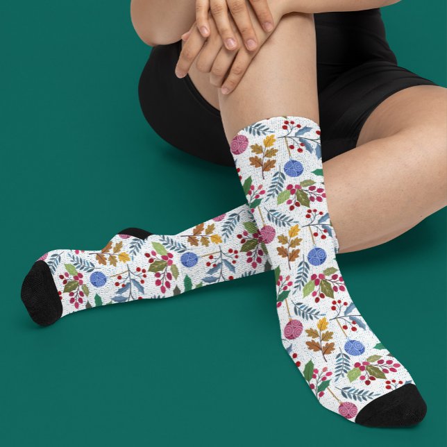 Chaussette Noël Ornements et symboles motif (Créateur téléchargé)