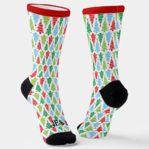 Chaussette Noël Personnaliser Nom Nouveauté Cadeau