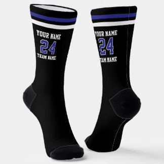 Chaussette Nom Numéro Équipe Sport Personnalisé