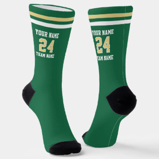 Chaussette Nom Numéro Équipe Sport Personnalisé