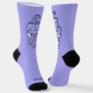 Chaussette Nom personnalisé "Meilleure maman de tous les temp