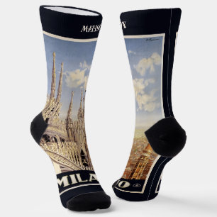 Chaussette Nom personnalisé Milano (Milan)