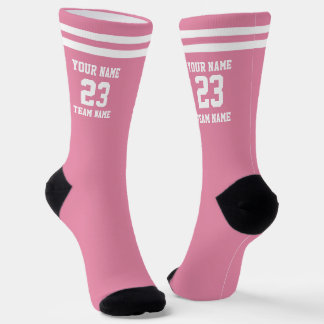Chaussette Nom personnalisé Numéro Équipe Style athlétique