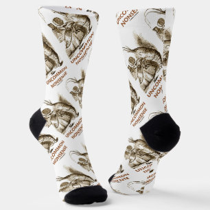 Chaussette Non-sens rare (Lobster Quadrille Wonderland)