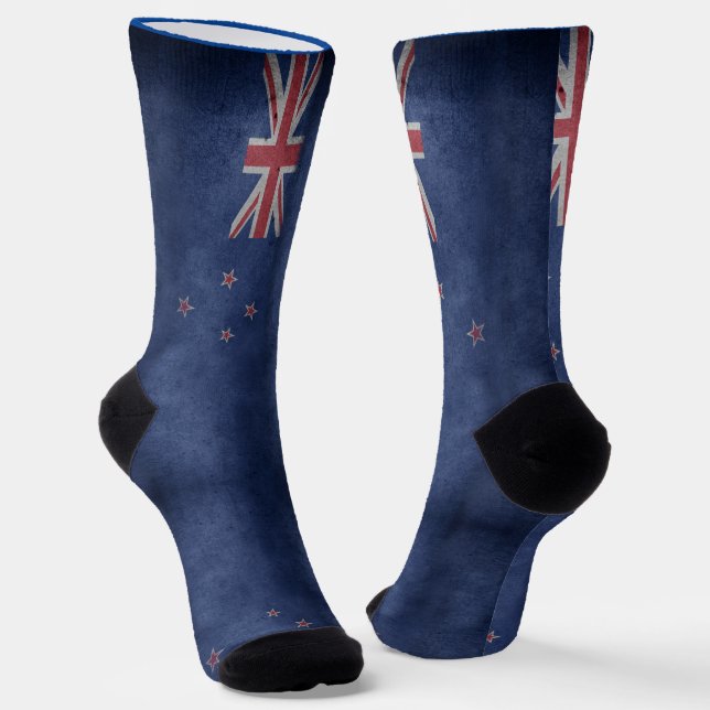 CHAUSSETTE NOUVELLE-ZÉLANDE DE DRAPEAUX (Angulaire)
