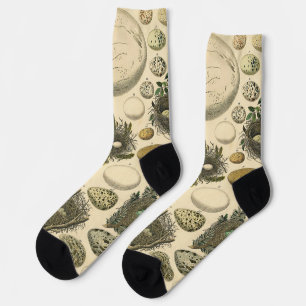 Chaussette OEuf vintage Nid Art Peinture OEufs