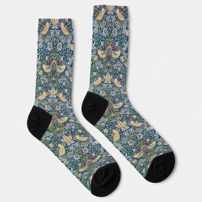 Chaussette Oiseau Art Nouveau Design (Droite)